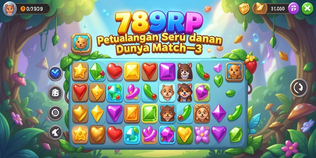 Tampilan gameplay seru dalam 789RP yang penuh warna.