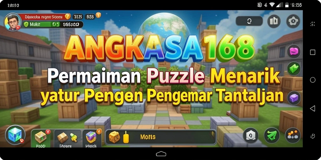 Screenshot gameplay menampilkan serunya menyelesaikan puzzle.