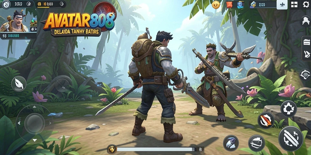 Tampilan gameplay AVATAR808 yang menakjubkan dan interaktif.
