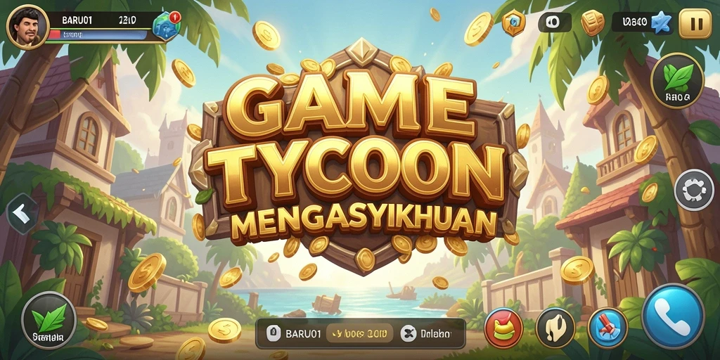 Screenshot utama menunjukkan momen gameplay yang mendebarkan di BARU01.