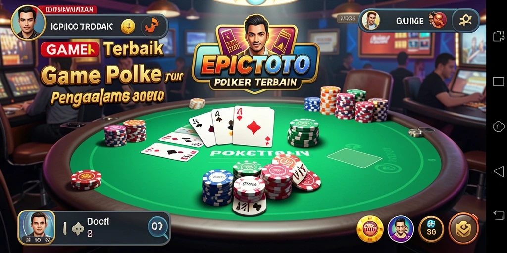 Tampilan gameplay Poker EPICTOTO yang mendebarkan dan menarik.