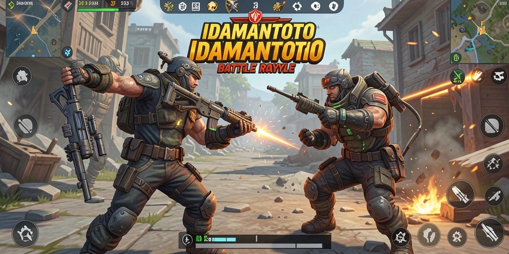 Tangkapan layar memainkan <strong>IDAMANTOTO</strong> dengan aksi seru dalam Battle Royale.