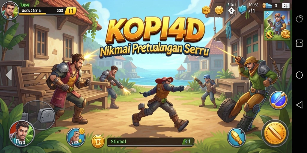 Gameplay seru dan penuh warna dalam KOPI4D