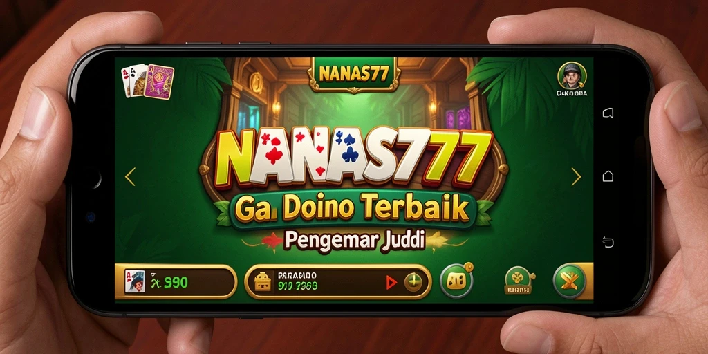 Tampilan gameplay seru dari NANAS777 dalam permainan Domino.