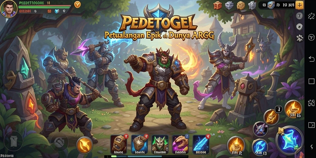 Tampilan gameplay seru dalam dunia petualangan ARPG.