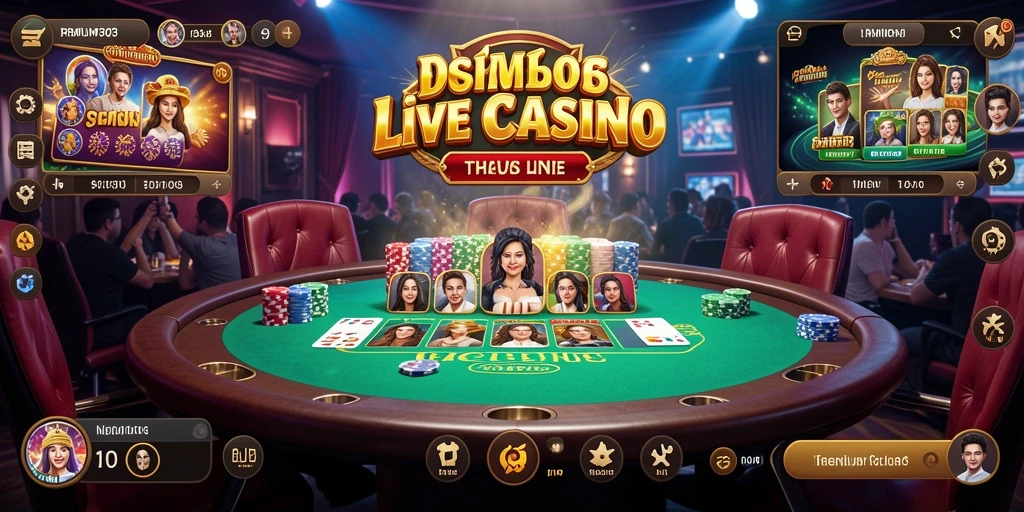 Screenshot gameplay PREMIUM303 menampilkan keseruan bermain Live Casino.