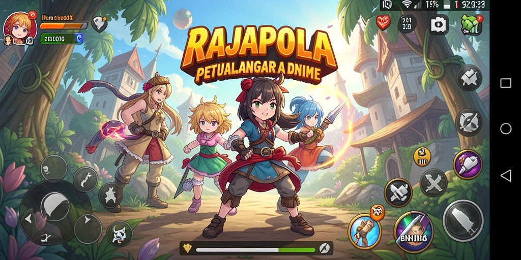 Tampilan menarik dari karakter dan pertempuran di RAJAPOLA