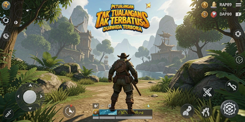 Gameplay Open World yang menakjubkan dan penuh petualangan.