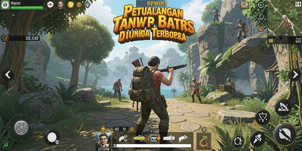 Gameplay mendebarkan di dunia terbuka RPWIN1 dengan eksplorasi tanpa batas.
