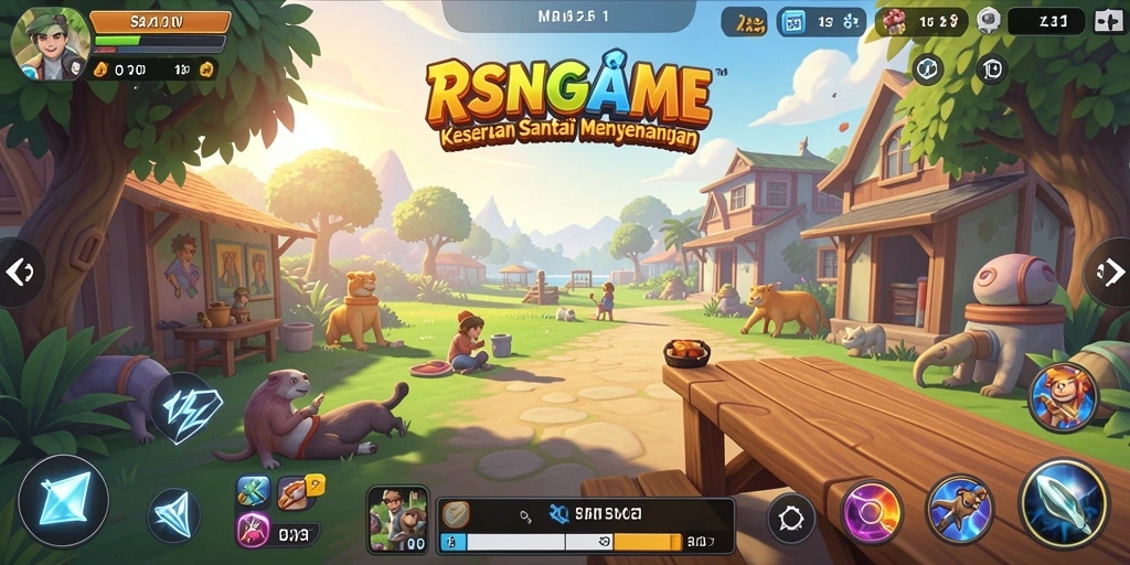 Tampilan menarik dari gameplay RSNGAME yang menyenangkan.