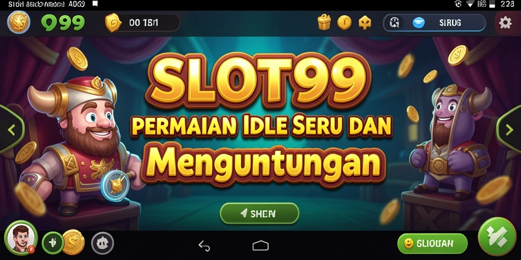 Screenshot menampilkan pengalaman gameplay Idle SLOT99 yang menyenangkan.