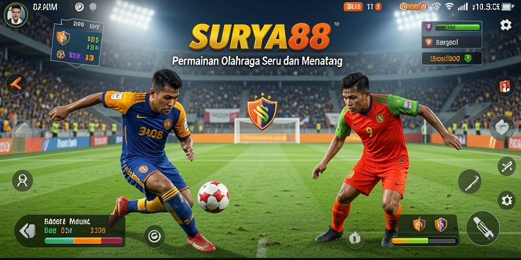 Tampilan gameplay SURYA88 yang seru dan dinamis.