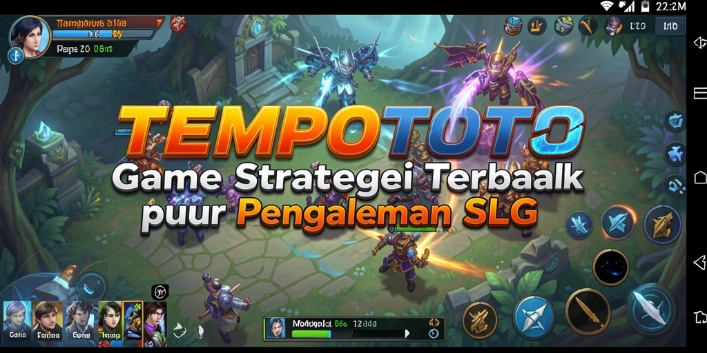 Tangkapan layar TEMPOTOTO menampilkan aksi seru dalam gameplay SLG.