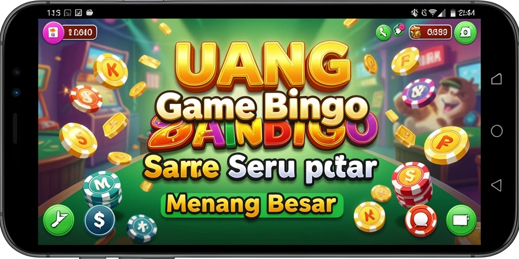 Screenshot gameplay UANG yang menampilkan suasana permainan Bingo yang seru.
